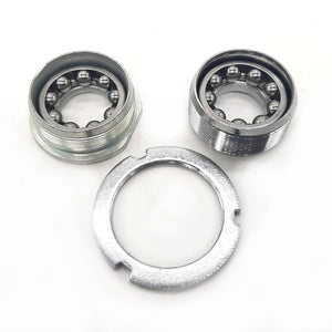 Taza central cromado  C/Caja CH-59-1 para MTB